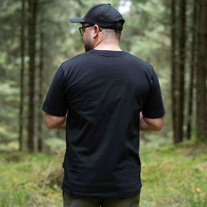 Mini Peaks Black T-shirt - Choose your own design colour